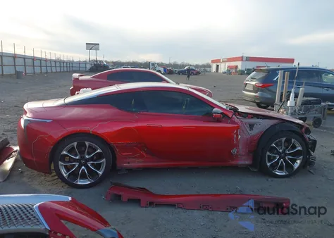 2018 Lexus Lc 500 z USA, uszkodzony, nr VIN JTHHP5AYXJA001361